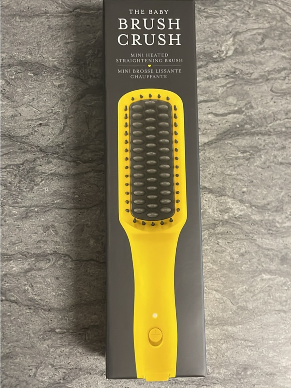 Drybar Mini Heated Straightening Brush - Yellow Accent